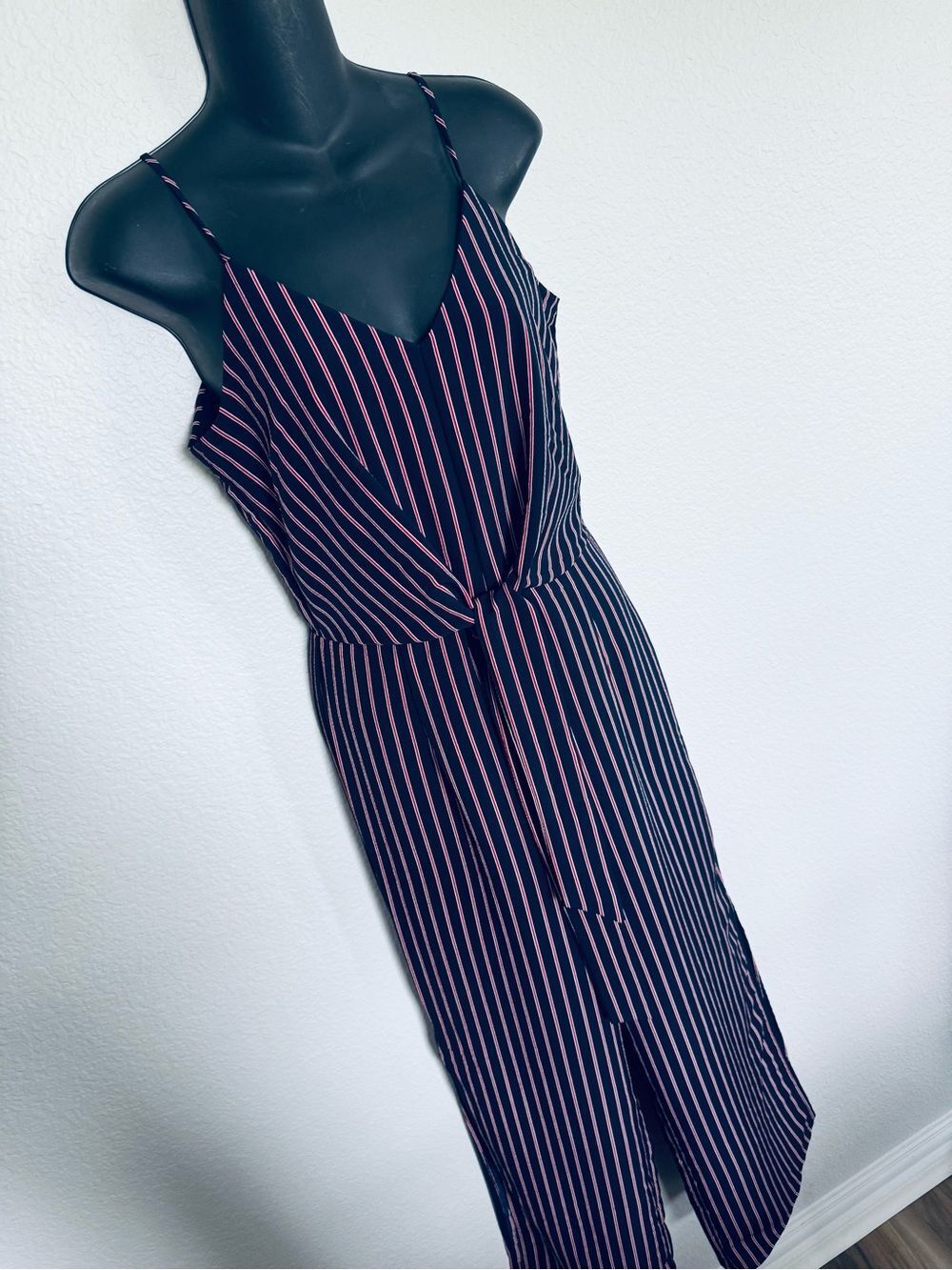 Striped Navy Jumper Jumpsuit Enfocus Studio 4